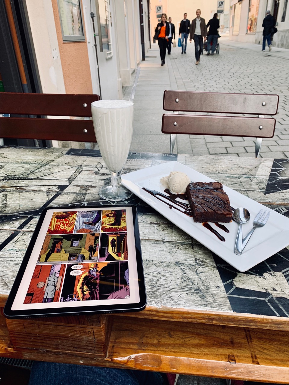 Heiße Schokolade und Comic in der Zweiten Heimat in Passau